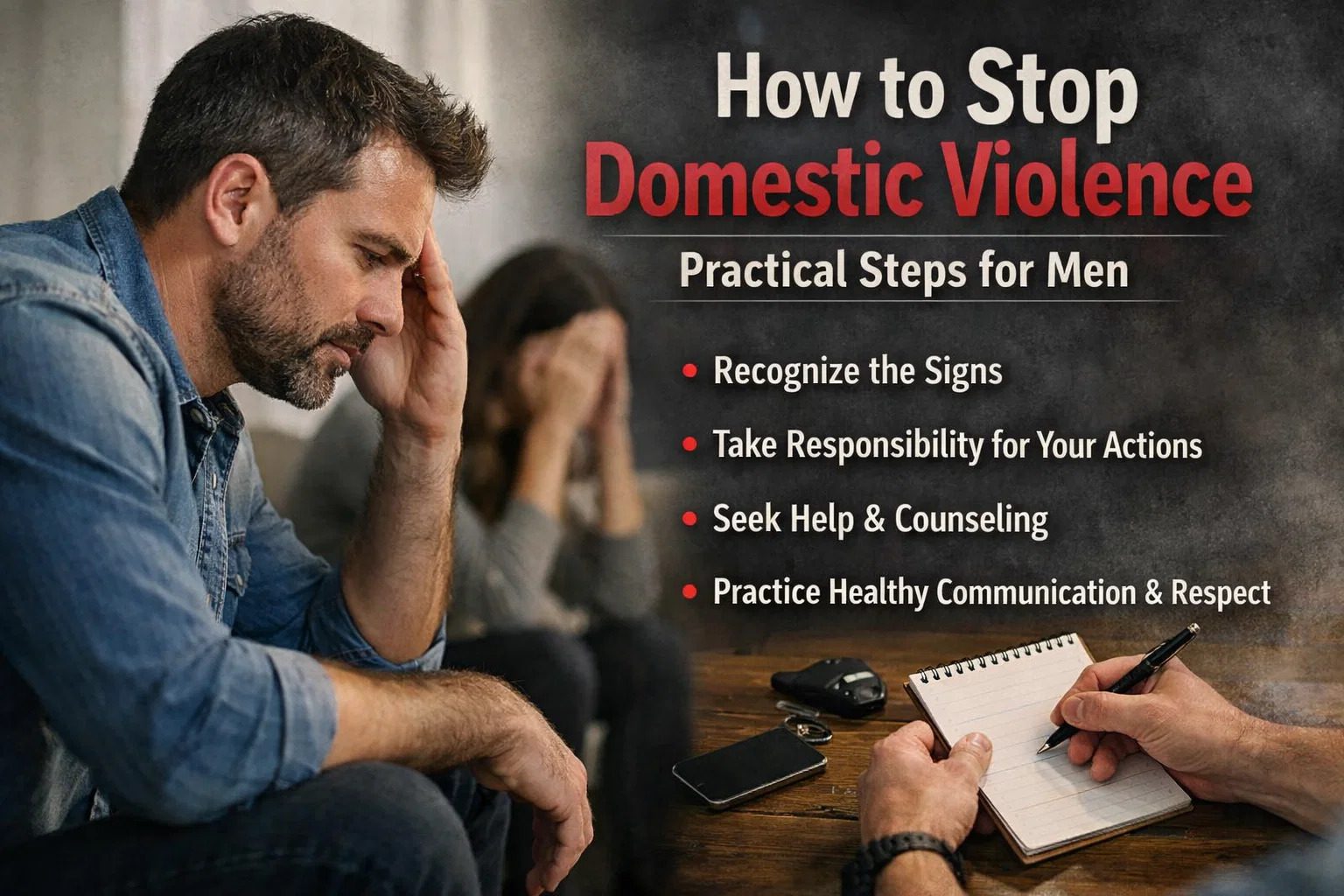 How to Stop Domestic Violence: Steps for Men