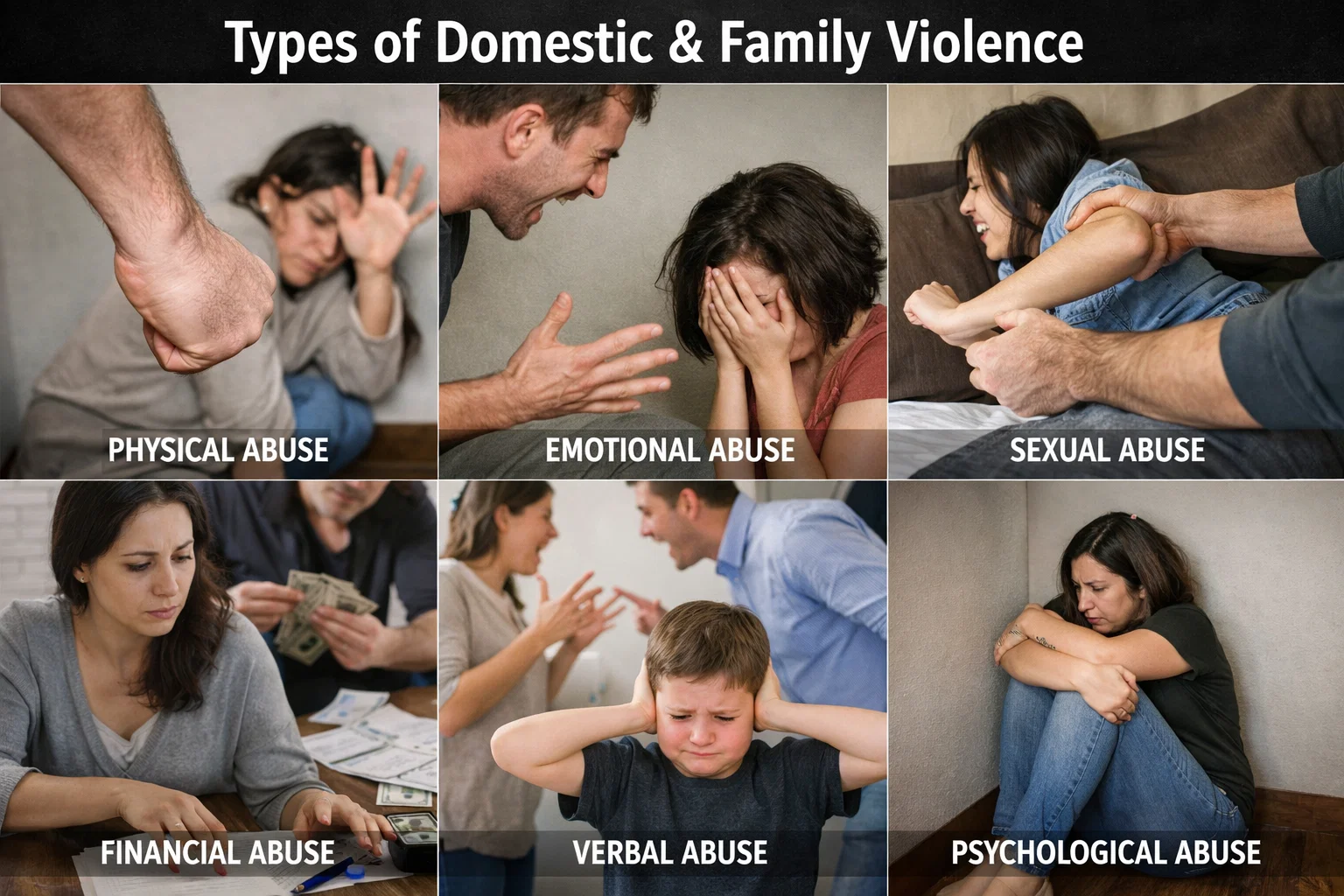 Types of Domestic and Family Violence Explained
